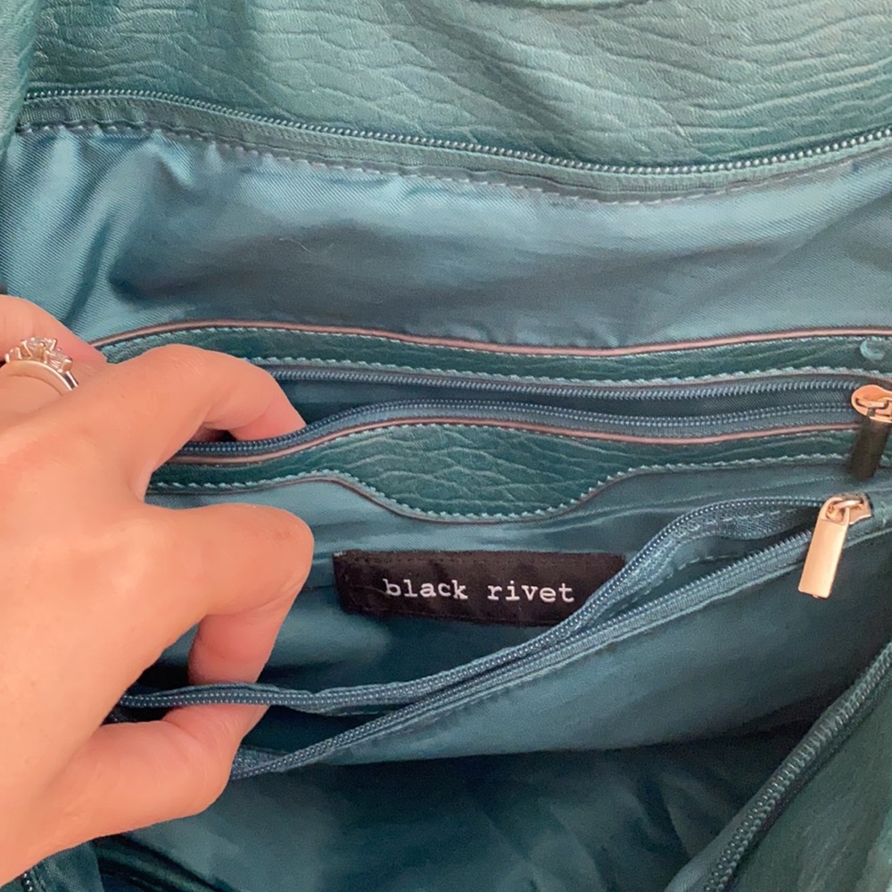 Teal Hobo Bag - Picture 3 of 7